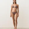 Bikini triangular con fruncido