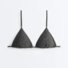 Bikinis triangulares de jacquard con efecto lavado Bikinis triangulares de jacquard con efecto lavado