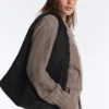 Bolso de nailon plisado