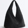 Bolso de nailon plisado