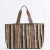Bolso shopper a rayas