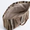 Bolso shopper a rayas