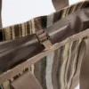 Bolso shopper a rayas