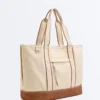 Bolso shopper de lona