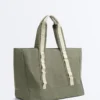 Bolso shopper en contraste Bolso shopper en contraste