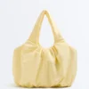 Bolso shopper fruncido