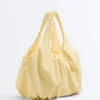 Bolso shopper fruncido