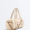 Bolso tipo boliche de lona
