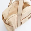 Bolso tipo boliche de lona