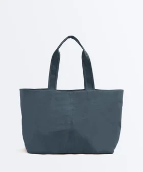 Bolso tipo shopper blando con cremallera