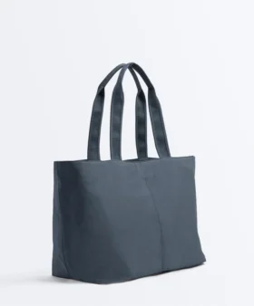 Bolso tipo shopper blando con cremallera