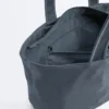 Bolso tipo shopper blando con cremallera