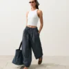 Pantalones de globo 100 % lino Pantalones de globo 100 % lino
