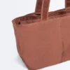 Bolso tipo shopper blando con cremallera