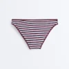 Braguitas de bikini clásicas con rayas texturizadas Braguitas de bikini clásicas con rayas texturizadas