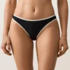 Braguitas de bikini clásicas con ribete en contraste Braguitas de bikini clásicas con ribete en contraste