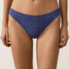 Braguitas de bikini clásicas de cuadros vichy