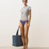 Braguitas de bikini clásicas de cuadros vichy