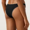 Braguitas de bikini de cobertura media con corte en U y ribete Braguitas de bikini de cobertura media con corte en U y ribete