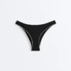 Braguitas de bikini de cobertura media con corte en U y ribete Braguitas de bikini de cobertura media con corte en U y ribete
