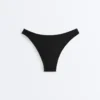 Braguitas de bikini de cobertura media con corte en U y ribete Braguitas de bikini de cobertura media con corte en U y ribete