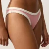 Braguitas de bikini de cobertura media con corte en U y ribete en contraste Braguitas de bikini de cobertura media con corte en U y ribete en contraste