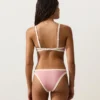 Braguitas de bikini de cobertura media con corte en U y ribete en contraste Braguitas de bikini de cobertura media con corte en U y ribete en contraste