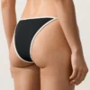 Braguitas de bikini de cobertura media con lazo y ribete en contraste Braguitas de bikini de cobertura media con lazo y ribete en contraste