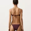 Braguitas de bikini de cobertura media con lazos