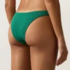 Braguitas de bikini de corte en U y cobertura media de piqué Braguitas de bikini de corte en U y cobertura media de piqué