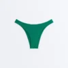 Braguitas de bikini de corte en U y cobertura media de piqué Braguitas de bikini de corte en U y cobertura media de piqué