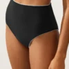 Braguitas de bikini de talle alto con ribete Braguitas de bikini de talle alto con ribete