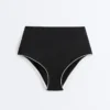 Braguitas de bikini de talle alto con ribete Braguitas de bikini de talle alto con ribete