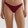 Braguitas de bikinis brasileñas con corte en U y jacquard de cuadros pequeños Braguitas de bikinis brasileñas con corte en U y jacquard de cuadros pequeños