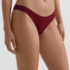 Braguitas de bikinis brasileñas con corte en U y jacquard de cuadros pequeños Braguitas de bikinis brasileñas con corte en U y jacquard de cuadros pequeños