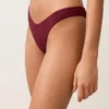 Braguitas de bikinis brasileñas con corte en U y jacquard de cuadros pequeños Braguitas de bikinis brasileñas con corte en U y jacquard de cuadros pequeños