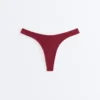 Braguitas de bikinis brasileñas con corte en U y jacquard de cuadros pequeños Braguitas de bikinis brasileñas con corte en U y jacquard de cuadros pequeños