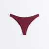 Braguitas de bikinis brasileñas con corte en U y jacquard de cuadros pequeños Braguitas de bikinis brasileñas con corte en U y jacquard de cuadros pequeños