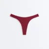 Braguitas de bikinis brasileñas con corte en U y jacquard de cuadros pequeños Braguitas de bikinis brasileñas con corte en U y jacquard de cuadros pequeños