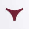 Braguitas de bikinis brasileñas con corte en U y jacquard de cuadros pequeños Braguitas de bikinis brasileñas con corte en U y jacquard de cuadros pequeños