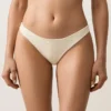 Braguitas de bikinis brasileñas con corte en U y tejido arrugado Braguitas de bikinis brasileñas con corte en U y tejido arrugado