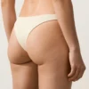Braguitas de bikinis brasileñas con corte en U y tejido arrugado Braguitas de bikinis brasileñas con corte en U y tejido arrugado