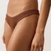 Braguitas de bikinis brasileñas con corte en U y tejido arrugado Braguitas de bikinis brasileñas con corte en U y tejido arrugado