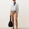 Braguitas de bikinis clásicas con rayas texturizadas Braguitas de bikinis clásicas con rayas texturizadas