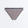 Braguitas de bikinis clásicas con rayas texturizadas Braguitas de bikinis clásicas con rayas texturizadas