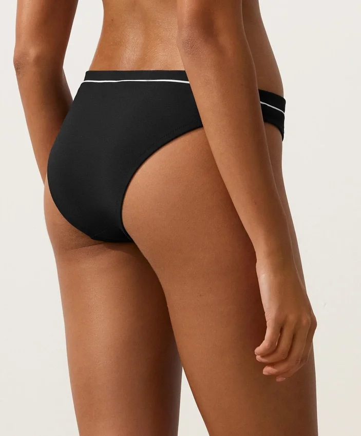 Braguitas de bikinis clásicas con ribete Braguitas de bikinis clásicas con ribete