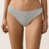 Braguitas de bikinis clásicas de jacquard con lunares Braguitas de bikinis clásicas de jacquard con lunares