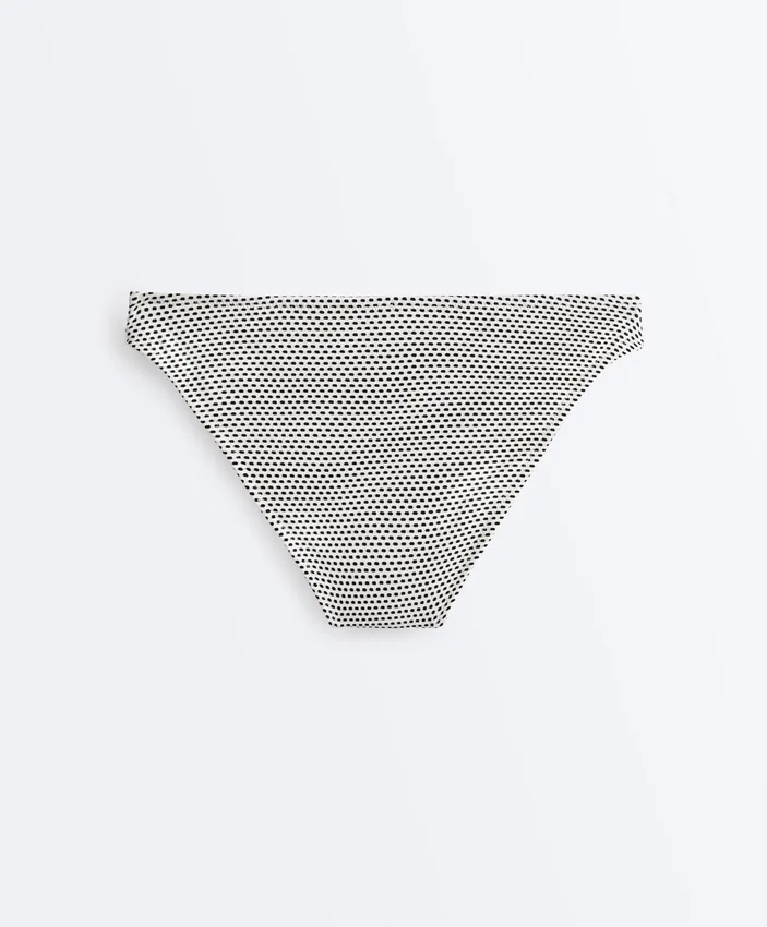Braguitas de bikinis clásicas de jacquard con lunares Braguitas de bikinis clásicas de jacquard con lunares