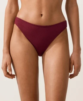 Braguitas de bikinis clásicas de jacquard de cuadros pequeños