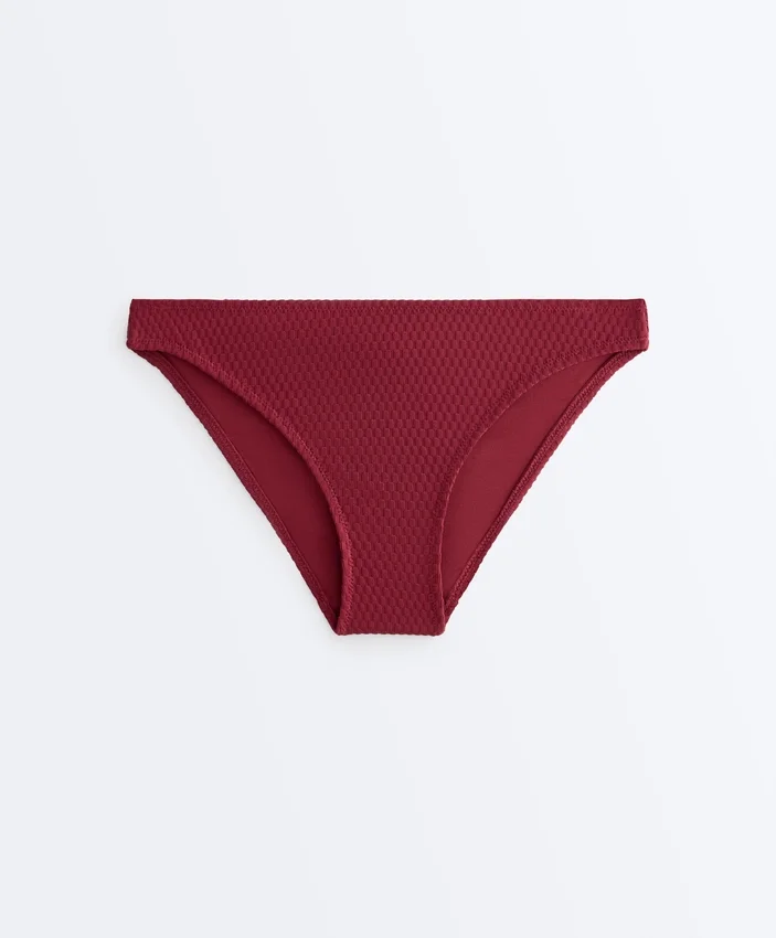 Braguitas de bikinis clásicas de jacquard de cuadros pequeños Braguitas de bikinis clásicas de jacquard de cuadros pequeños